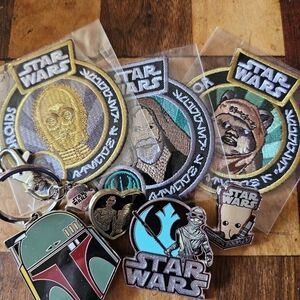 STAR WARS Collectible Patches Pins Keychain